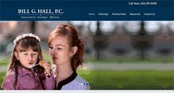 Desktop Screenshot of halllawpractice.com
