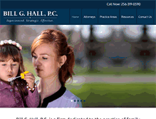 Tablet Screenshot of halllawpractice.com